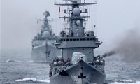 Hạm đội Nam Hải của Hải quân Trung Quốc tập trận bắn đạn thật. Ảnh: People’s Daily.