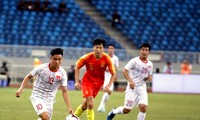 ĐT U22 Việt Nam hiện nay có sự kế thừa và tiếp nối để duy trì lối chơi đã được thày Park định hình cho ĐTQG và ĐT U23 Việt Nam. Ảnh: VFF