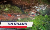 TIN NHANH: Nguyên nhân ban đầu vụ xe khách lao xuống vực ở Đà Nẵng