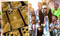 Messi chi 5 tỷ để mua iPhone mạ vàng tặng ĐT Argentina