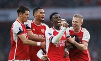 Nketiah tỏa sáng, Arsenal thắng trận đậm nhất từ đầu mùa