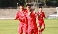 U16 Việt Nam giành chiến thắng 15-0 tại giải U16 Đông Nam Á ở Indonesia