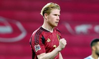 De Bruyne tỏa sáng với cú đúp, Bỉ thắng trận mở màn Nations League