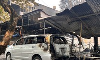 Hơn 50 kiot chợ ở Vĩnh Phúc cháy rụi trong đêm, 10 ô tô hư hỏng 