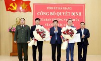 Công bố quyết định của Ban Thường vụ Tỉnh ủy Hà Giang về công tác cán bộ