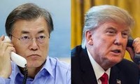 Lãnh đạo Mỹ-Hàn nói gì trong cuộc điện đàm trước thượng đỉnh Mỹ-Triều?