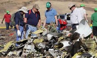 Hiện trường vụ tai nạn máy bay Boeing của hãng hàng không Ethiopian Airlines