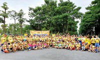 Các thành viên VKL Runners đã sẵn sàng cho Tiền Phong Marthon 2023