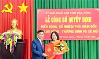 Bà Hương nhận chức vụ Phó giám đốc Sở Lao động, Thương binh và Xã hội tỉnh Đắk Nông 