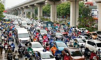 Ùn tắc giao thông trên đường Nguyễn Trãi (Hà Nội). Ảnh: Như ý
