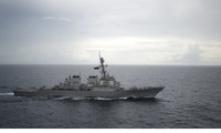 Tàu chiến USS Decatur của hải quân Mỹ. Ảnh: news.usni.org 