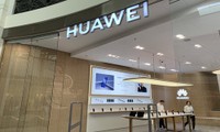 Một cửa hàng của Huawei ở Warsaw, Ba Lan 