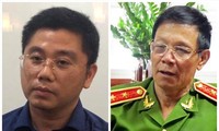 Trùm cờ bạc Nguyễn Văn Dương (trái) khai chi 10 tỷ đồng cho các bữa tiếp khách của tướng Phan Văn Vĩnh