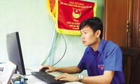 Anh Hoàng Văn Tuân - Bí thư Đoàn xã Đông Cứu