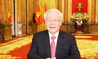 Tổng Bí thư, Chủ tịch nước Nguyễn Phú Trọng gửi thông điệp đến LHQ. Ảnh: Mofa 