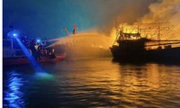 Điều tra vụ hai tàu cá bất ngờ bốc cháy khi neo đậu ở Đà Nẵng