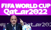 Chủ tịch FIFA tố phương Tây &apos;đạo đức giả&apos; khi chỉ trích Qatar
