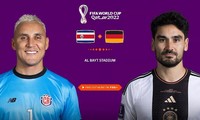 Xem trực tiếp World Cup 2022 Costa Rica vs Đức, 02h00 ngày 2/12 trên kênh nào của VTV?