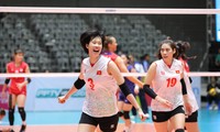 Tuyển bóng chuyền nữ Việt Nam giành ngôi đầu bảng giải Vô địch châu Á 2023 đầy thuyết phục