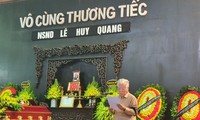 Tiễn biệt nhà thơ, họa sĩ &apos;guốc mộc&apos; NSND Lê Huy Quang