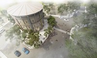 Nhà ga xe lửa Gia Lâm, tháp nước Hàng Đậu khác lạ trong Lễ hội Thiết kế sáng tạo Hà Nội 2023