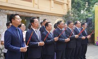 Dâng hương tưởng niệm Tổng Bí thư Trần Phú tại di tích quốc gia 90 Thợ Nhuộm