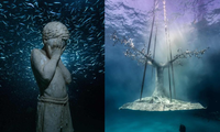 Kinh ngạc với bảo tàng điêu khắc dưới nước đầu tiên ở Địa Trung Hải