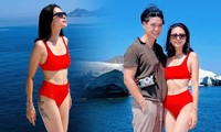 Ngô Thanh Vân diện bikini nóng bỏng bên chồng ở đảo thiên đường Milos
