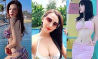 Lưu Đê Ly thả dáng &apos;bốc lửa&apos;, Tâm Tít hở bạo với kiểu váy bikini