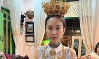 Vương miện vàng của Hoa hậu chuyển giới đẹp nhất Thái Lan trong ngày cưới