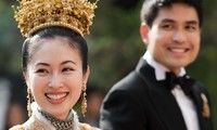 Cận cảnh trang phục cưới dát vàng của Hoa hậu chuyển giới đẹp nhất Thái Lan 