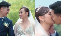 Fan &apos;cười ngặt&apos; phát hiện nụ hôn giả của Nam (Phương Oanh) – Long (Mạnh Trường) ở lễ cưới