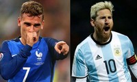 Pháp và Argentina sẽ có các trận đấu sớm hôm nay.