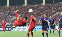 Quang Hải là tác giả bàn mở tỷ số cho đội tuyển Việt Nam.