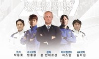 Lim Joong-yong (thứ 2 từ trái sang) sẽ dẫn dắt Incheon United thay Jorn Andersen