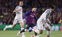 Messi lập cú đúp, Barcelona đặt một chân vào chung kết