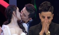Hoa khôi Thanh lịch bị chỉ trích vì hôn say đắm bạn diễn trên truyền hình HTV
