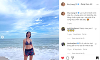Thu Trang tung ảnh bikini, chồng &apos;tá hỏa&apos;: Đi vô mặc áo vào!