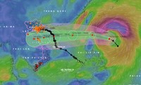 Đường đi của bão số 8 dự kiến đổ bộ vào nước ta ngày 13-14/10