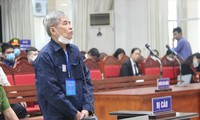 Bị cáo Phan Thanh Hữu tại phiên tòa. Ảnh: Mạnh Thắng