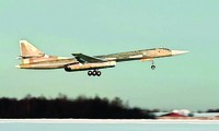 Máy bay ném bom hạng nặng tầm xa Tupolev Tu-160M của Nga. Ảnh: Tass