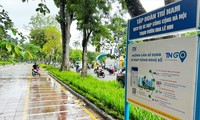 Mặt bằng trạm xe đạp công cộng tại Vườn hoa Lê Nin (Ba Đình) đang bỏ không 9 tháng nay