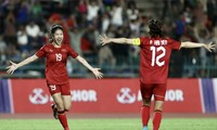 Thanh Nhã là một trong những gương mặt được kỳ vọng của đội tuyển nữ Việt Nam ở World Cup 2023. Ảnh: Hữu Phạm