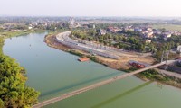 Ảnh minh hoạ: Dự án Xây dựng cấp bách hệ thống chống lũ lụt sông Cầu kết hợp hoàn thiện hạ tầng đô thị hai bên bờ sông Cầu ở Thái Nguyên 