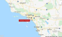 Địa điểm xảy ra vụ xả súng hàng loạt thuộc bang California, miền tây nước Mỹ 