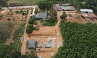Công trình xây dựng trái phép trên đất trồng cây công nghiệp ở thôn Rào Trường, xã Vĩnh Hà, huyện Vĩnh Linh