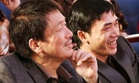 Nhạc sĩ Phú Quang và nhạc sĩ Đỗ Bảo khi cùng tham gia Hội đồng tuyển chọn chương trình Bài hát Yêu thích 2013 Ảnh: TƯ LIỆU