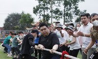 Tỉnh Đoàn Bắc Giang tổ chức nhiều hoạt động thể thao thu hút thanh niên công nhân trong doanh nghiệp nước ngoài tham gia Ảnh: Nguyễn Thắng 