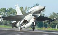 Một tiêm kích F-16 của Đài Loan. Mỹ là nguồn cung vũ khí chính của vùng lãnh thổ này Ảnh: thedrive.com