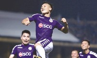 Quang Hải ăn mừng bàn thắng đầu tiên tại V-League 2019 Ảnh: NHƯ Ý